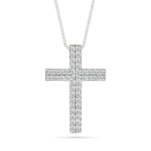 .17ctw Diamond Pave Cross Pendant