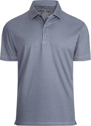 Alex Vando Mens Golf Shirt Moisture Wicking Classic Print Golf Shirts for Men