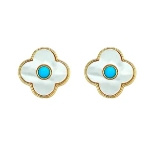 ASHA Angelina Turquoise Studs