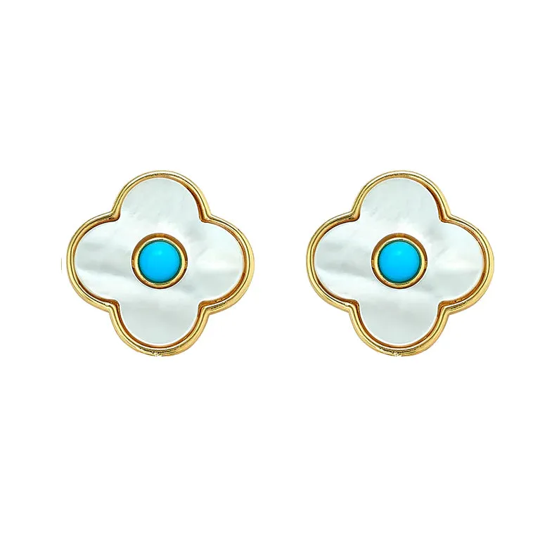 ASHA Angelina Turquoise Studs