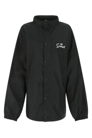 BALENCIAGA | Black polyester oversize jacket
