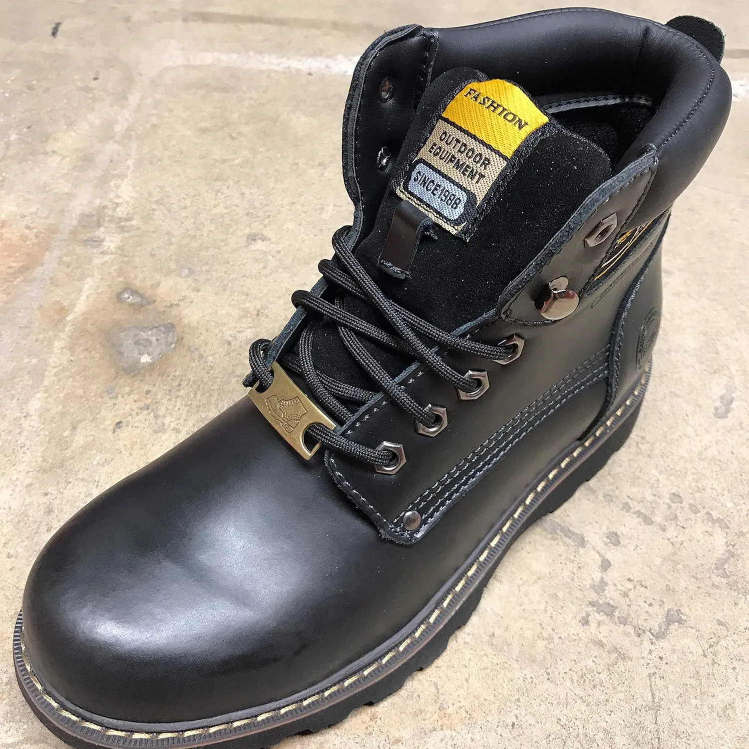B&Q 3 Pairs Heavy Duty Round Boot Laces Shoelaces for Hiking Walking Construction Safety Work Boots Shoes