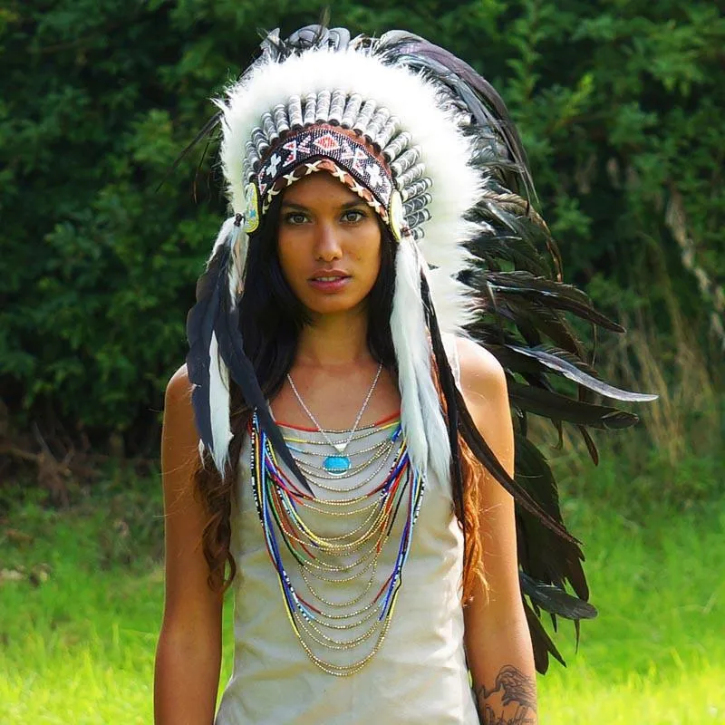 Black War Bonnet - 130cm