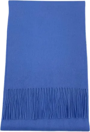 Cashmere Ultra-Fine Merino Wool and Cashmere Blend Woven Scarf -Luxe fabric-Lightweight- 72" x 12"