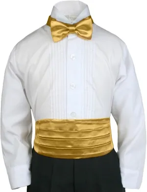 Classic Fashion Boy Suit Party Formal Wedding Colors Satin Cummerbund & Bow tie