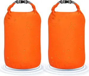 Desoto Waterproof Dry Bag 2 packs, 2L/5L/10L/20L/40L/70L Dry Sack Lightweight Portable, Dry Storage Bag to Keep Gear Dry Clean for Kayaking, Gym, Hiking, Swimming, Camping