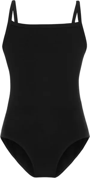Domusgo Girls Camisole Ballet Leotard Seamless Soft Undergarment for Toddler Kids Teens Pink Black Nude White Purple