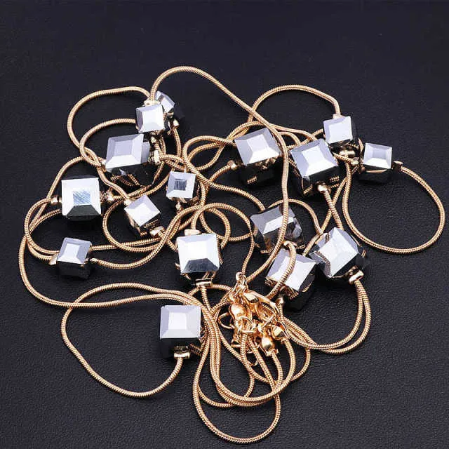 Europe Fashion Crystal Long Chains Necklace for Women as Sweater Accessories