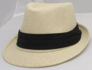 Gift House Beige & Tan Fedora