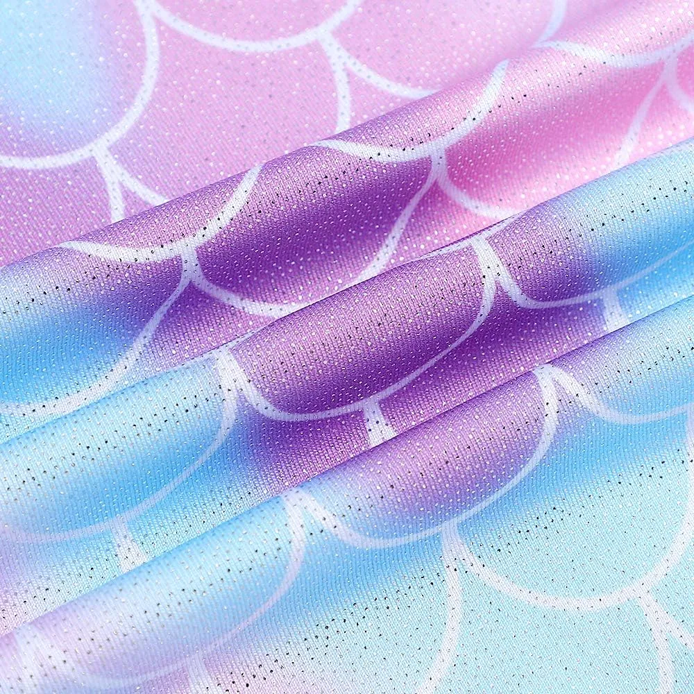 HOZIY Gymnastics Leotards for Girls Unicorn Pink Purple Sparkly Dancewear Activewear Quick Dry