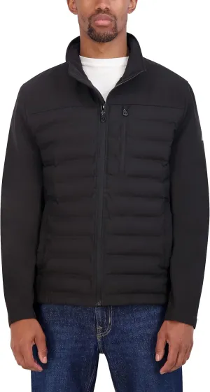 Nautica Men's Tech Shell Hybrid Jacket