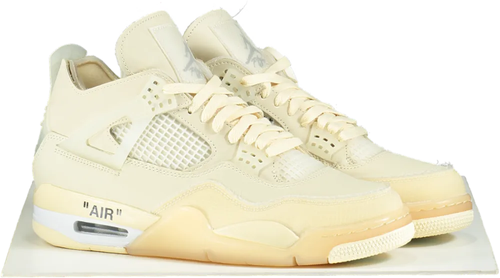 Nike CV9388 Sail Air Jordan 4 Retro SP Trainers UK 8.5 👟