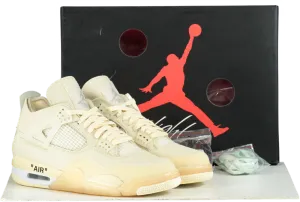 Nike CV9388 Sail Air Jordan 4 Retro SP Trainers UK 8.5 👟
