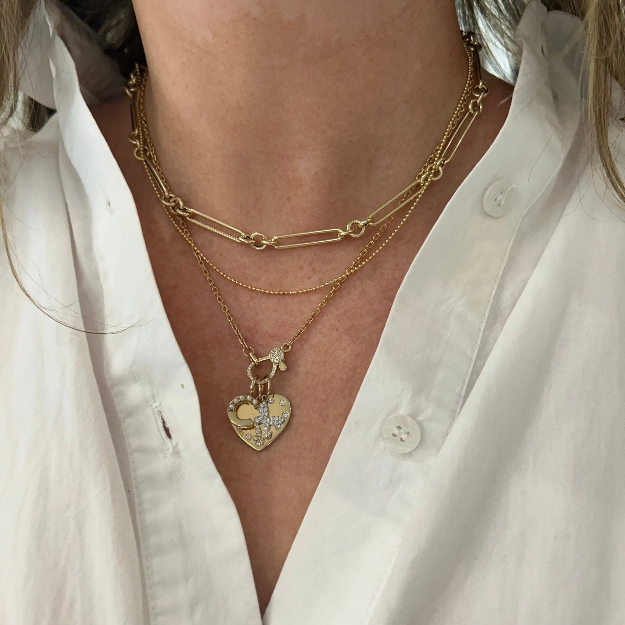 Petite Triple Round Link Chain