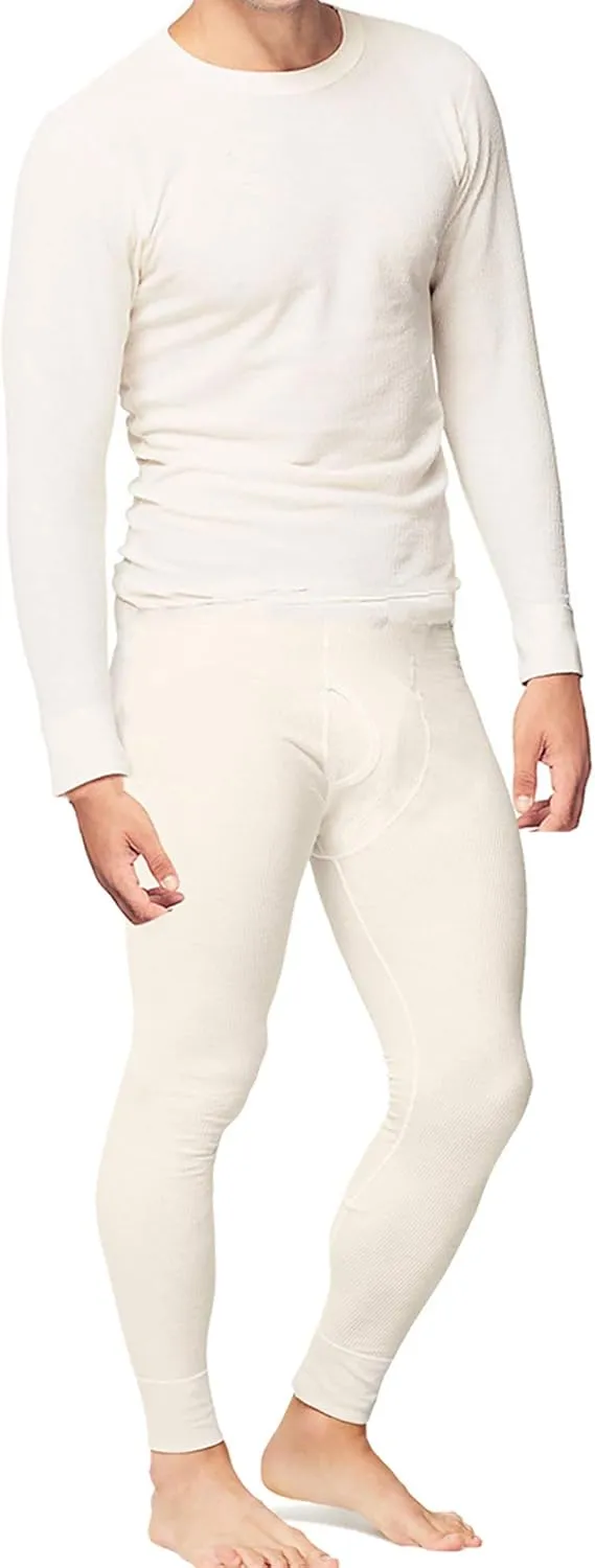 Place and Street Mens Cotton Thermal Underwear Set Shirt Pants Long Johns