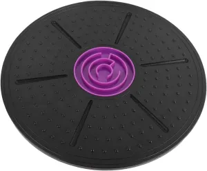 Purple Labyrinth Yoga Board Balance Training Board Fitness Disc Wobble Stability Board for Core Strength 150KG Load
