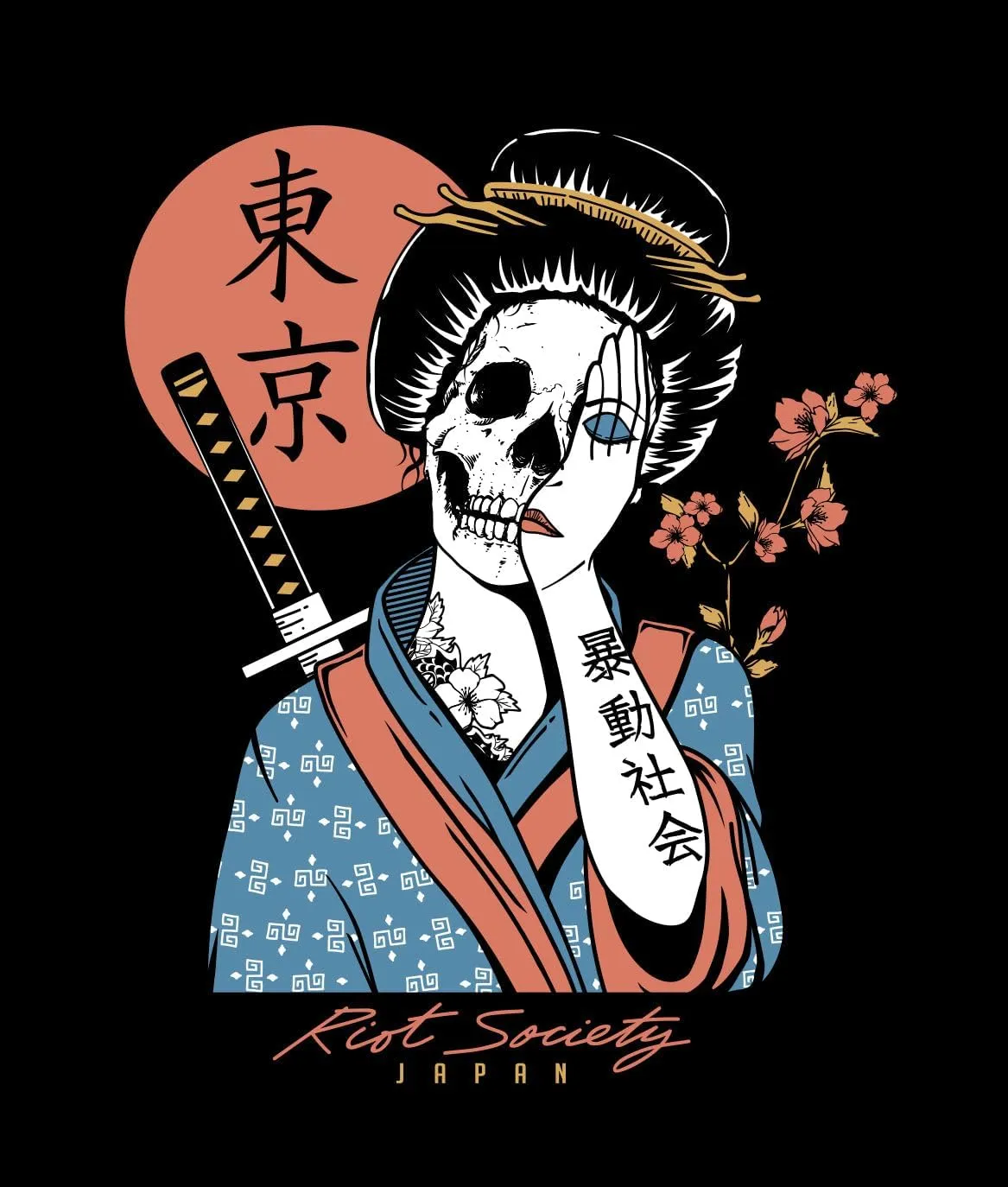 Riot Society Men's Short Sleeve Graphic and Embroidered Fashion T-Shirt