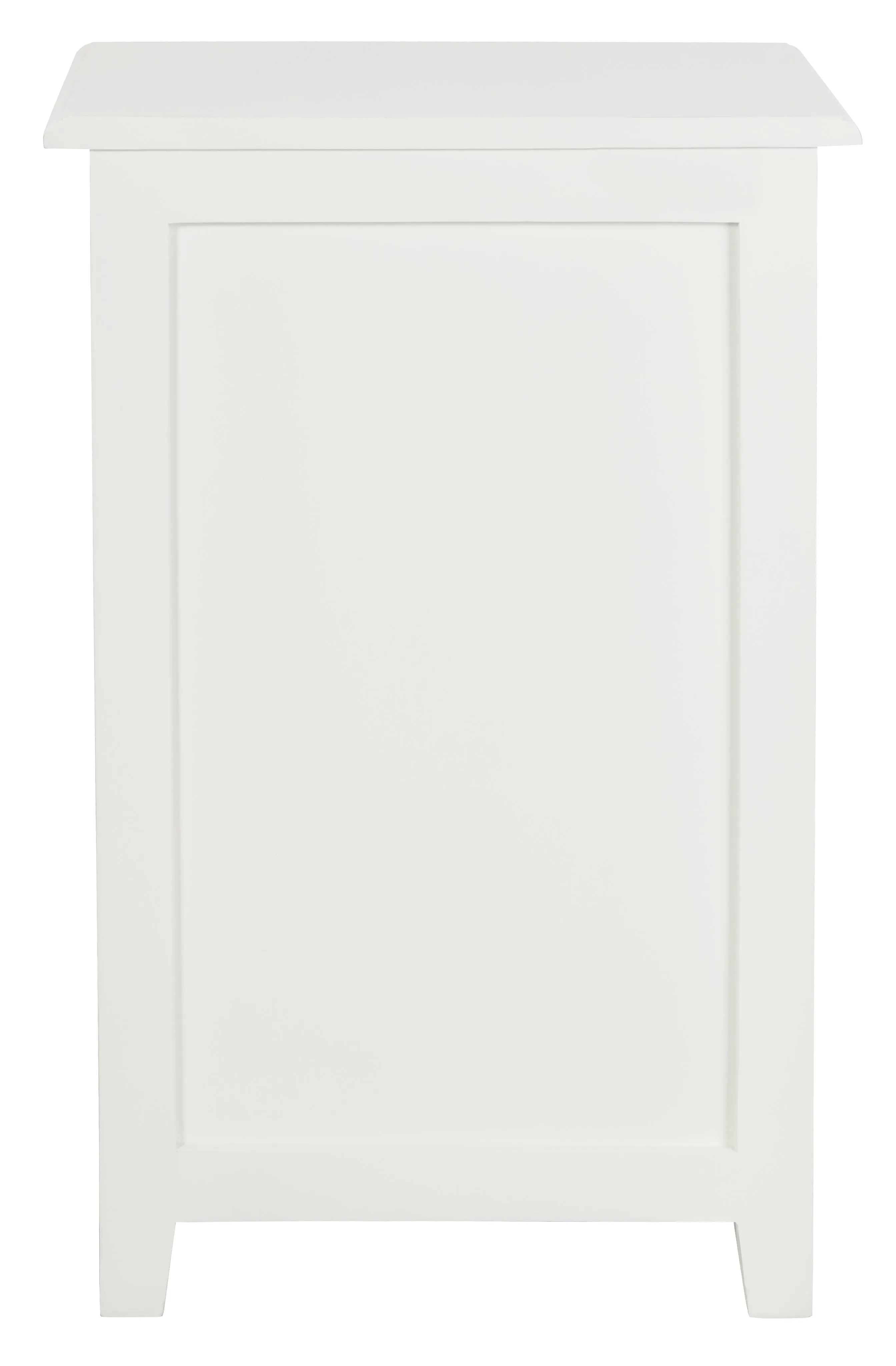Tasmania 1 Drawer Lamp Table (White)