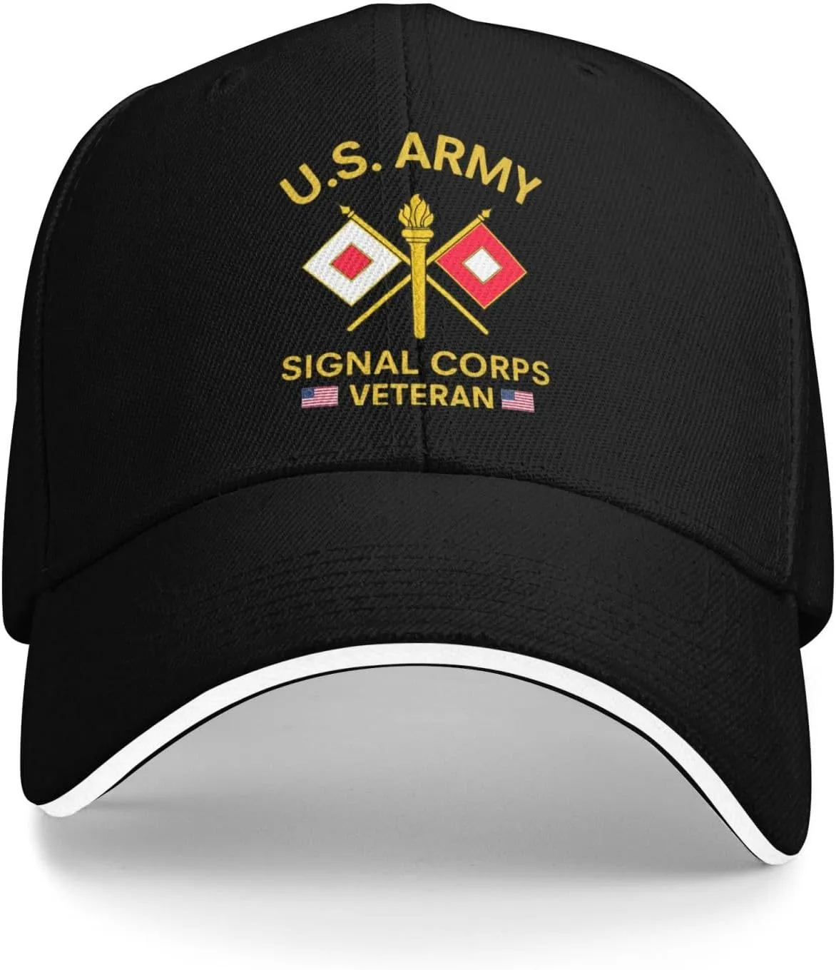 Us Army Signal Corps Veteran Baseball Cap Classic Adjustable Fashion Casquette Hat for Men and Women