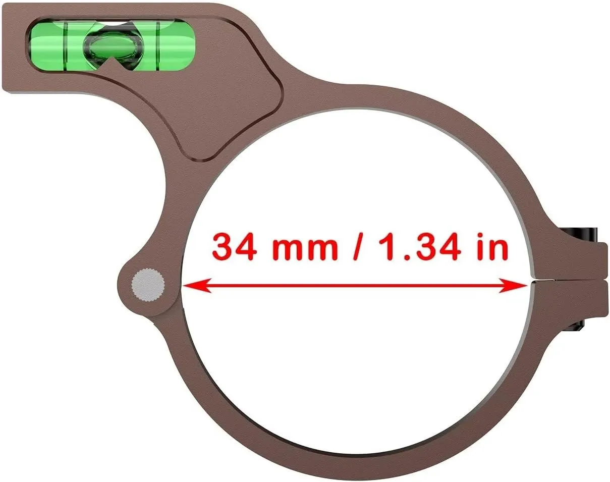 WestHunter Optics Rifle Scope Bubble Level for 30mm/34mm Tube - Precision Shooting & Competition
