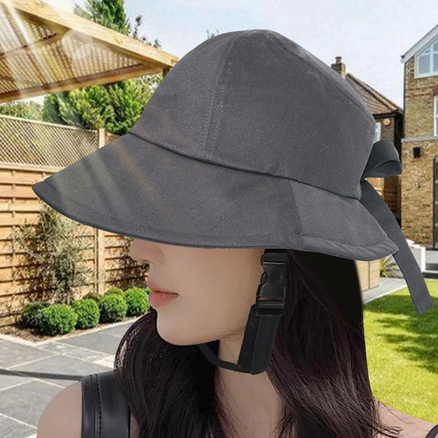 Women Cycling Helmet for Sun Hat with Bike Helmet Fashion Breathable Sunscreen Head Protection Bicycle Helmet Hats