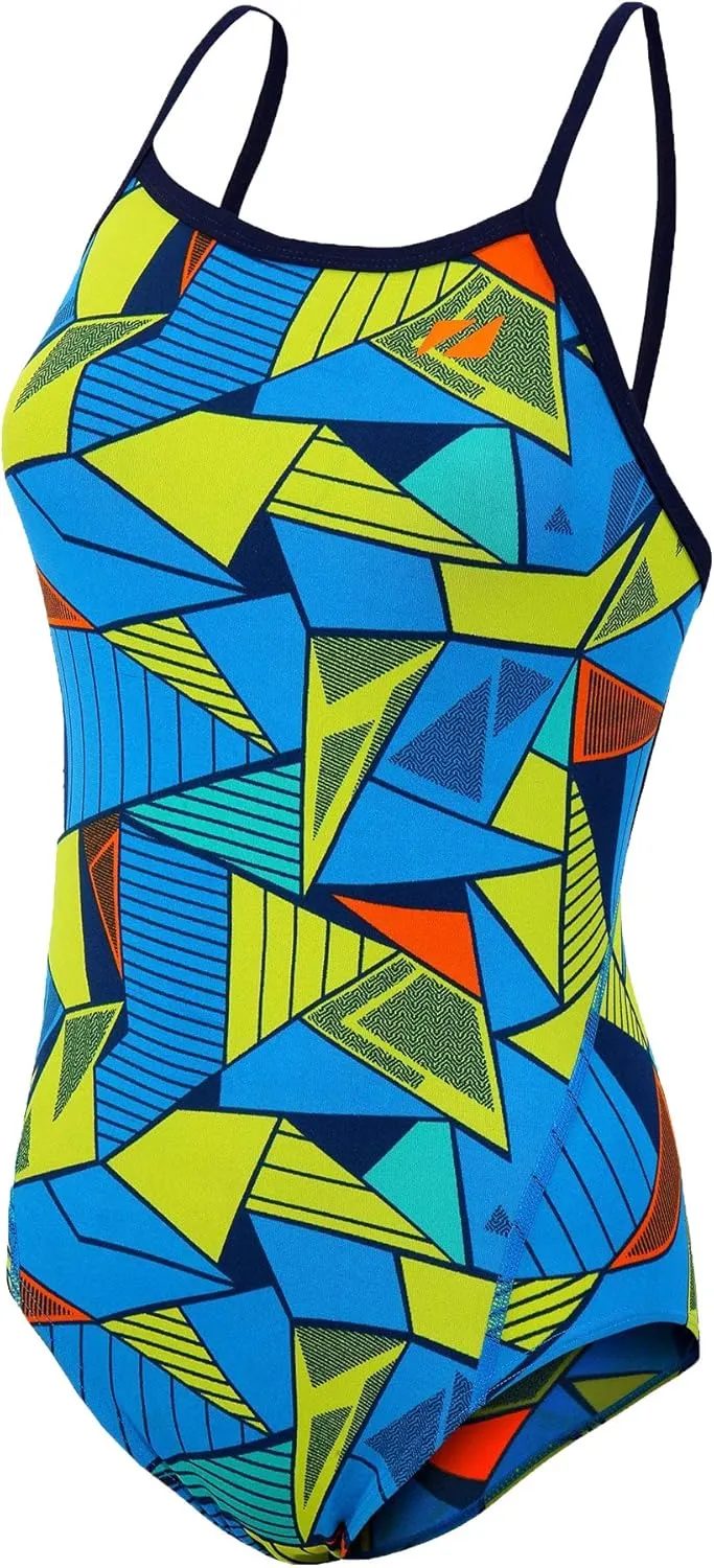 ZONE3 Women's Aztec 2.0 Strap Back Swimming Costume